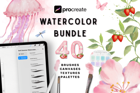 Authentic Watercolor Effects in Procreate: A Complete Toolkit