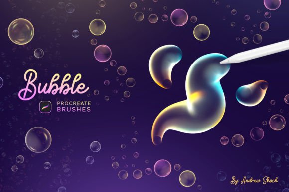 Effortless Digital Art: The Magic of Bubbles Procreate Brushes