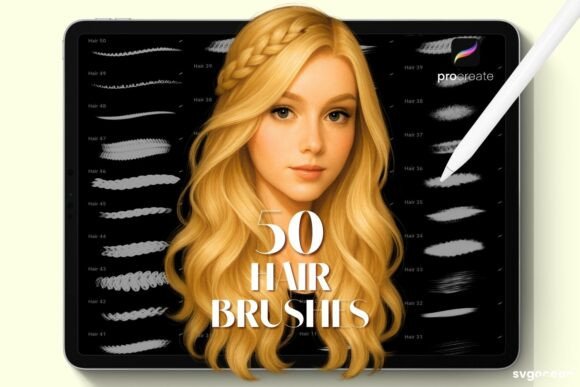 Effortless Realism with Procreate Hair Brushes