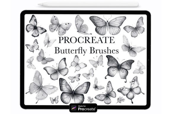 Elevate Your Art: Using Procreate Butterfly Stamp Brushes