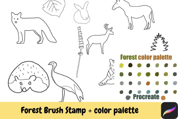 Forest Procreate Brush Stamp Color Ipad: Elevate Your Digital Art