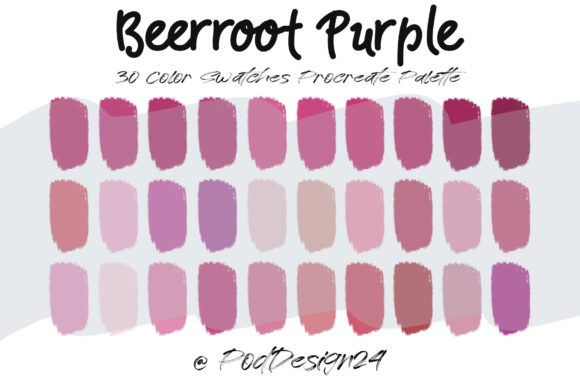 Procreate Color Palette Beetroot Purple: A Deep Dive