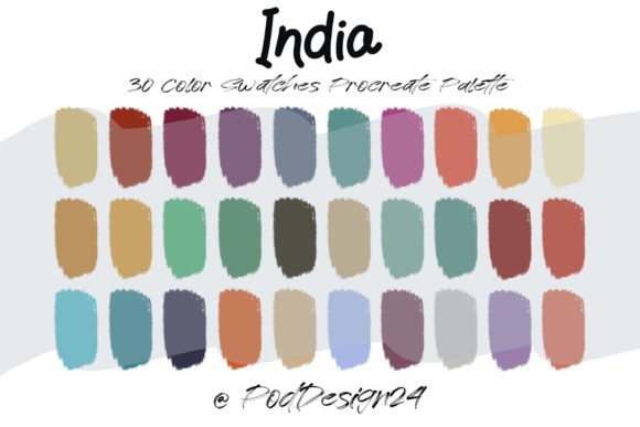 Procreate Color Palette India: Capturing Vibrant Hues
