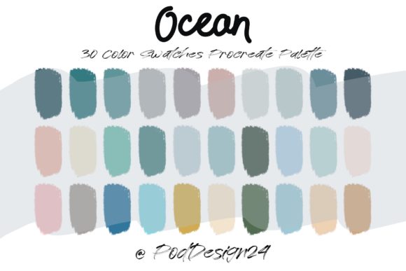 Procreate Color Palette Ocean: Your Digital Ocean Escape
