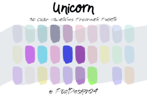 Unleashing Magic with the Procreate Color Palette Unicorn