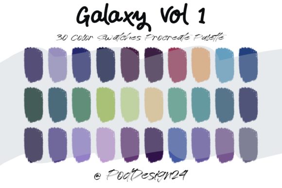 Unlock Your Inner Cosmos with the Procreate Color Palette Galaxy