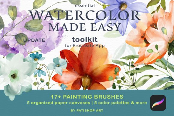 Watercolor Brushes for Procreate: A Traditional Painter's Toolkit