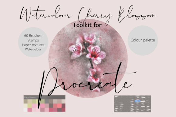 Watercolour Cherry Blossom for Procreate: A Guide for Digital Artists